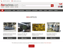Tablet Screenshot of fiss-machines.com